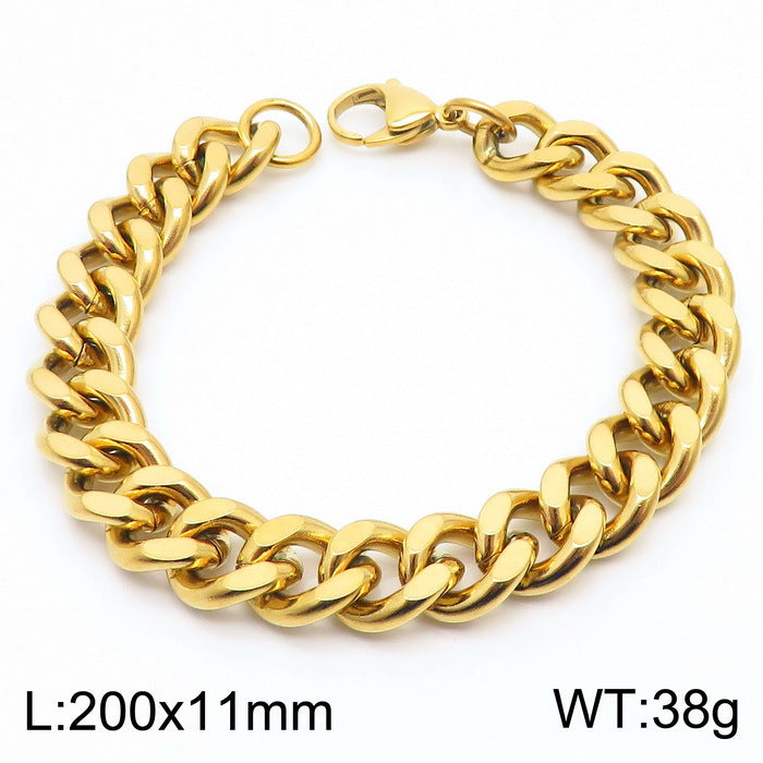 Cuban Chain Titanium Steel Bracelet