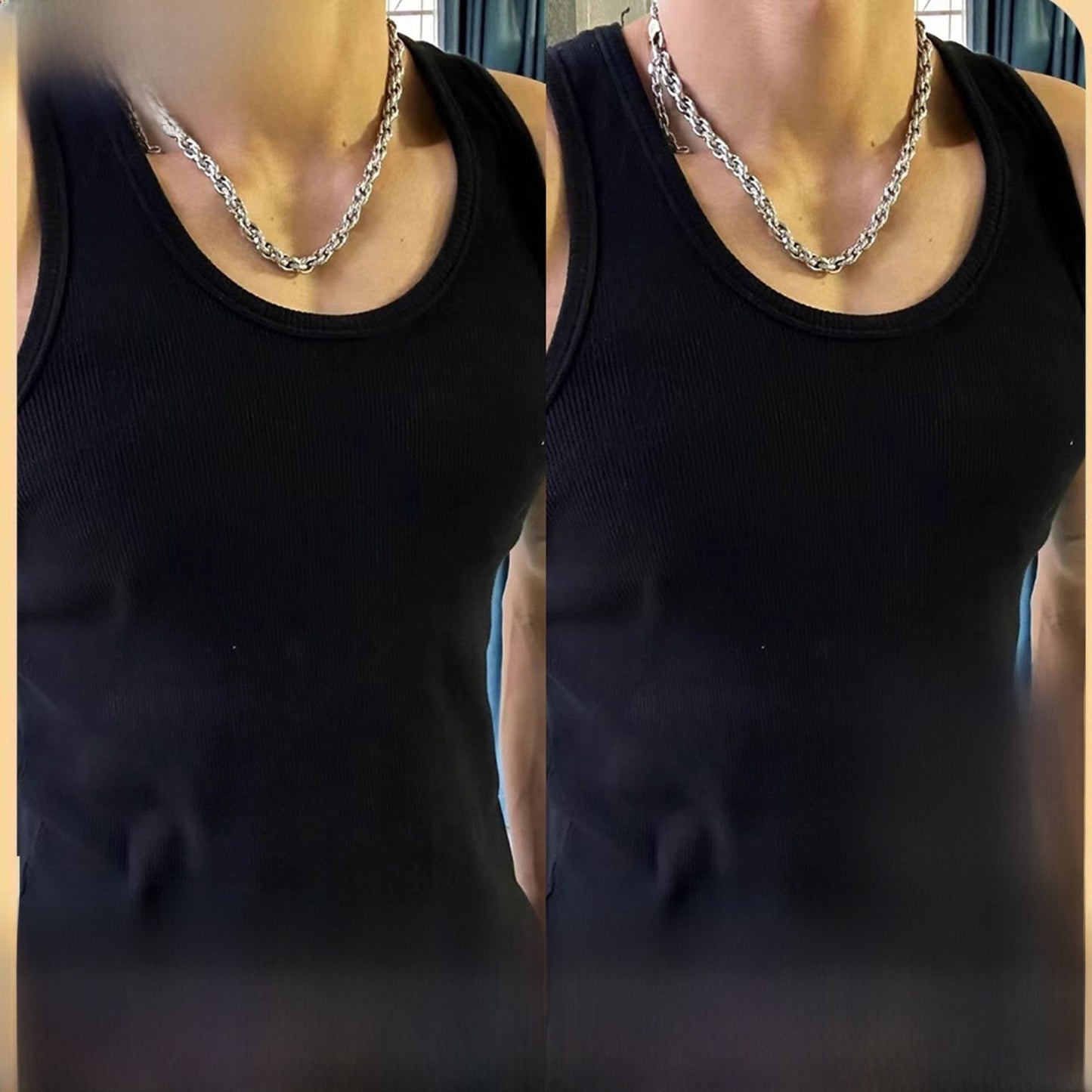 Mens Ribbed Cotton Sleeveless Vest