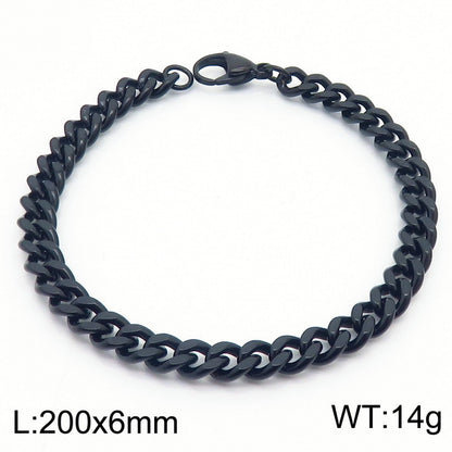 Cuban Chain Titanium Steel Bracelet