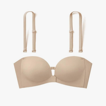 Women's Front Closure Strapless Bra