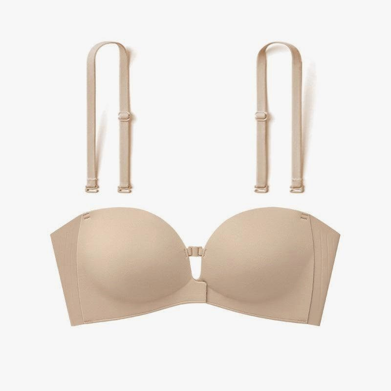 Women's Front Closure Strapless Bra