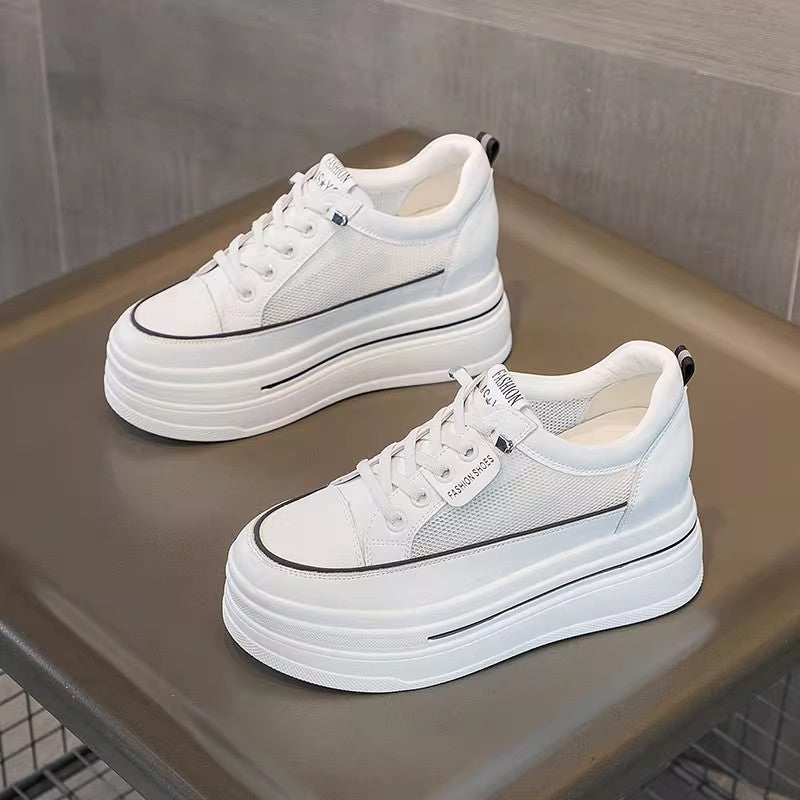 Women's White Platform Sneakers | Elevate Platform Sneakers by Aura X