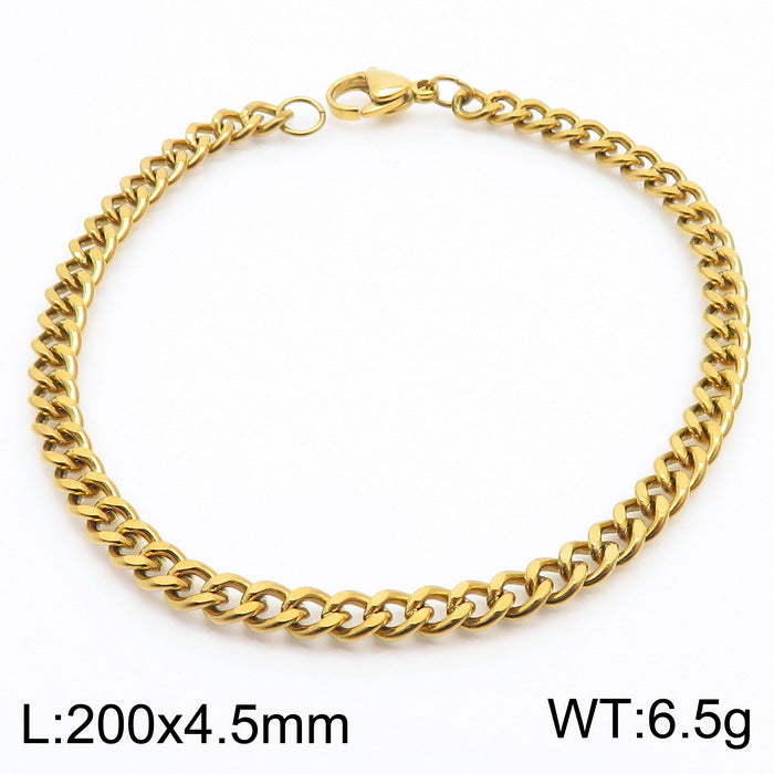 Cuban Chain Titanium Steel Bracelet