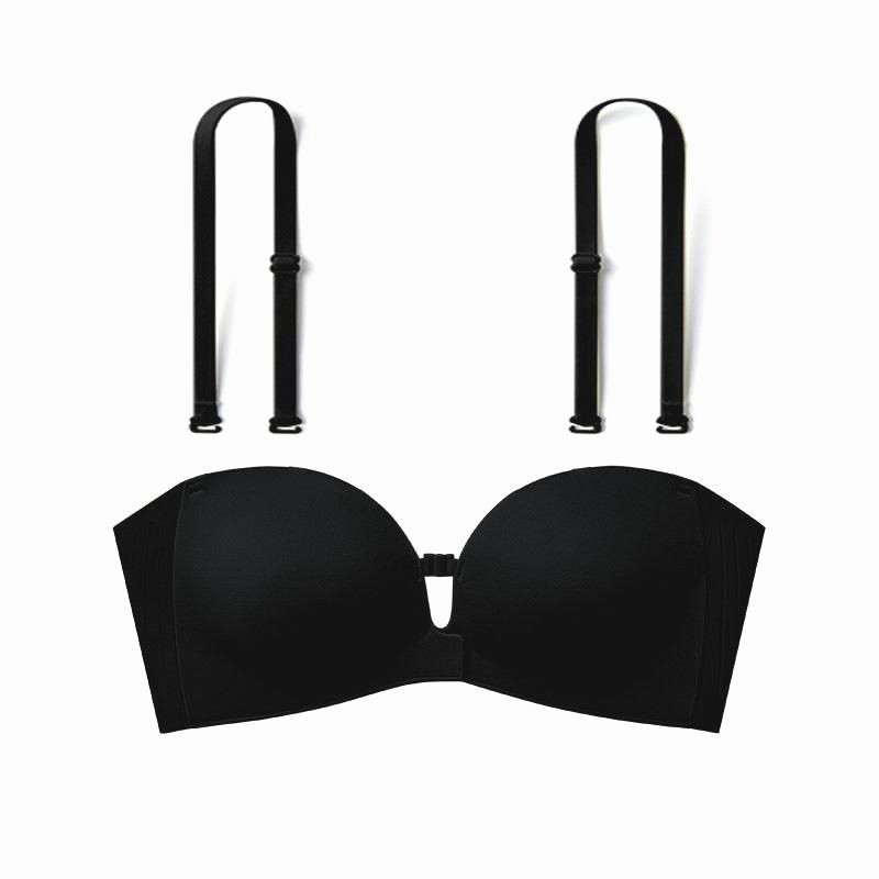 Women's Front Closure Strapless Bra