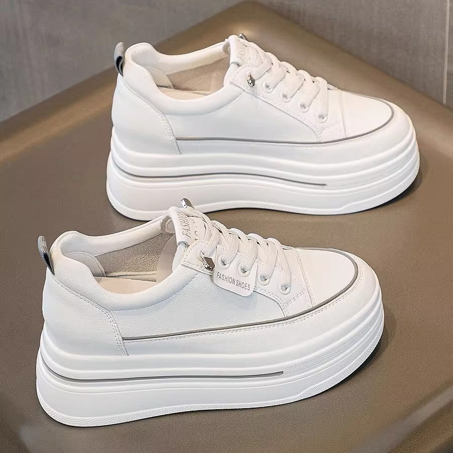 Women's White Platform Sneakers | Elevate Platform Sneakers by Aura X