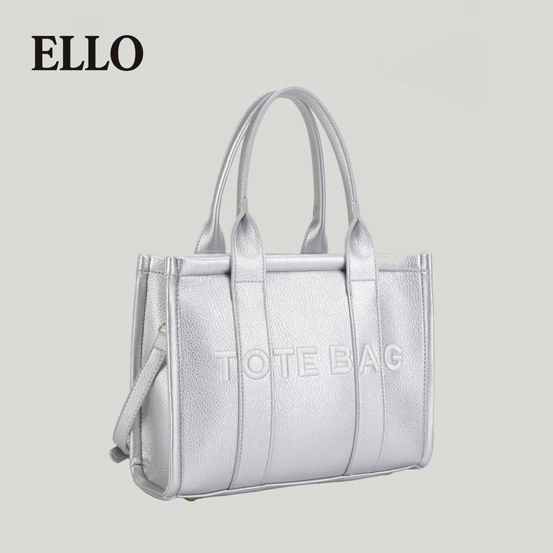 Evol Women'S Stylish Letter Tote Bag 2026 Design Versatile Handbag Multiple Colors Everyday Use
