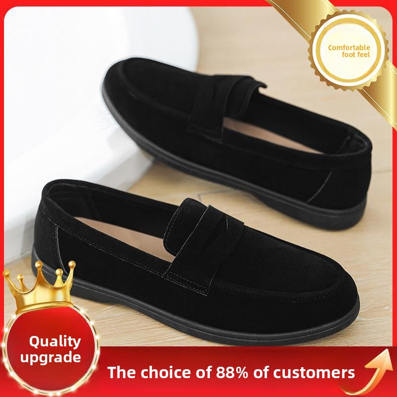 Mens Retro SlipOn Platform Shoes