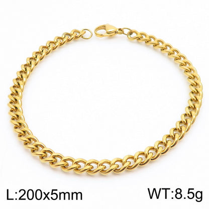 Cuban Chain Titanium Steel Bracelet
