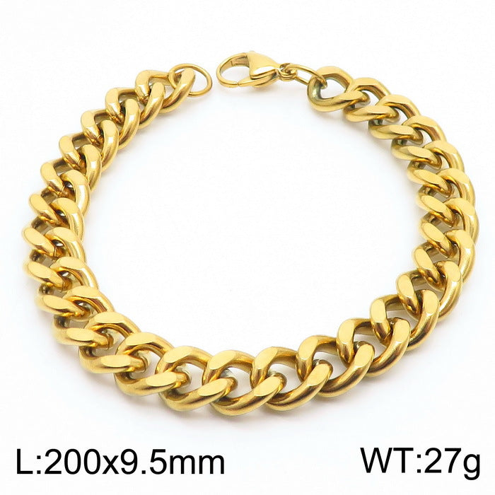 Cuban Chain Titanium Steel Bracelet