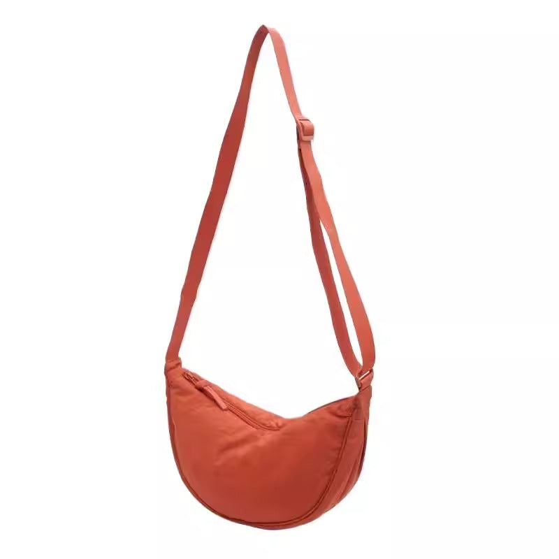 Womens PU Crossbody Bag Large Capacity Casual Shoulder Bag