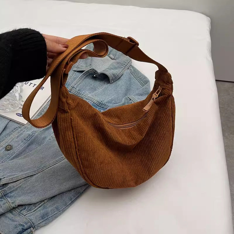 Womens PU Crossbody Bag Large Capacity Casual Shoulder Bag
