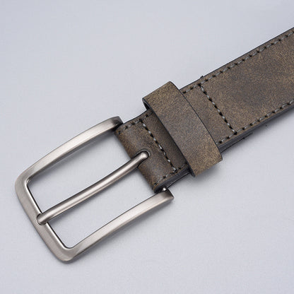 Mens Casual Pin Buckle Leather Belts