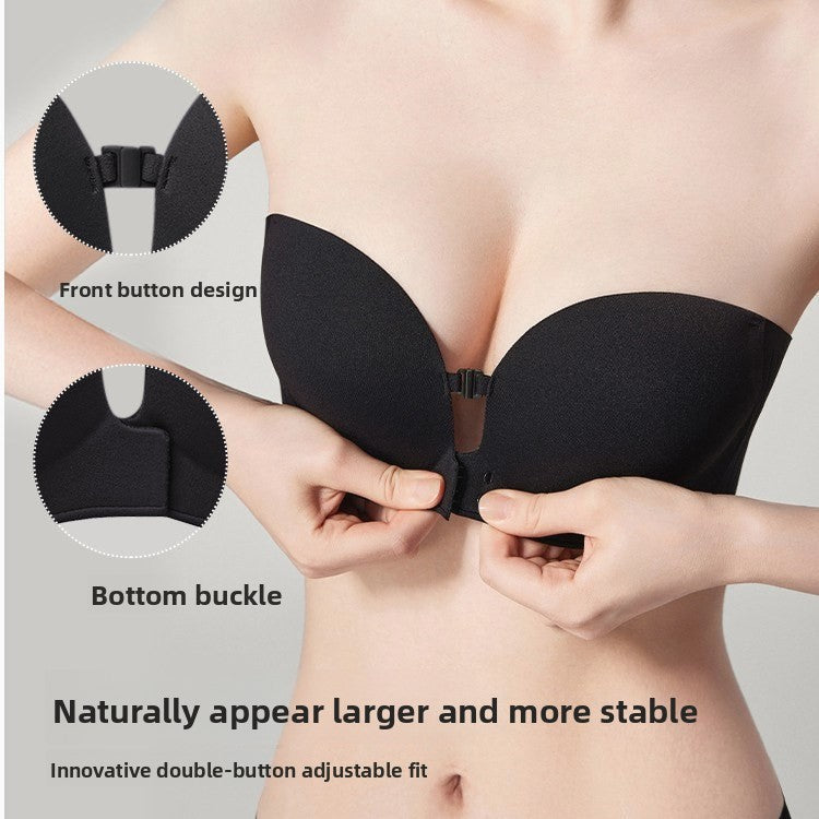 Women's Front Closure Strapless Bra