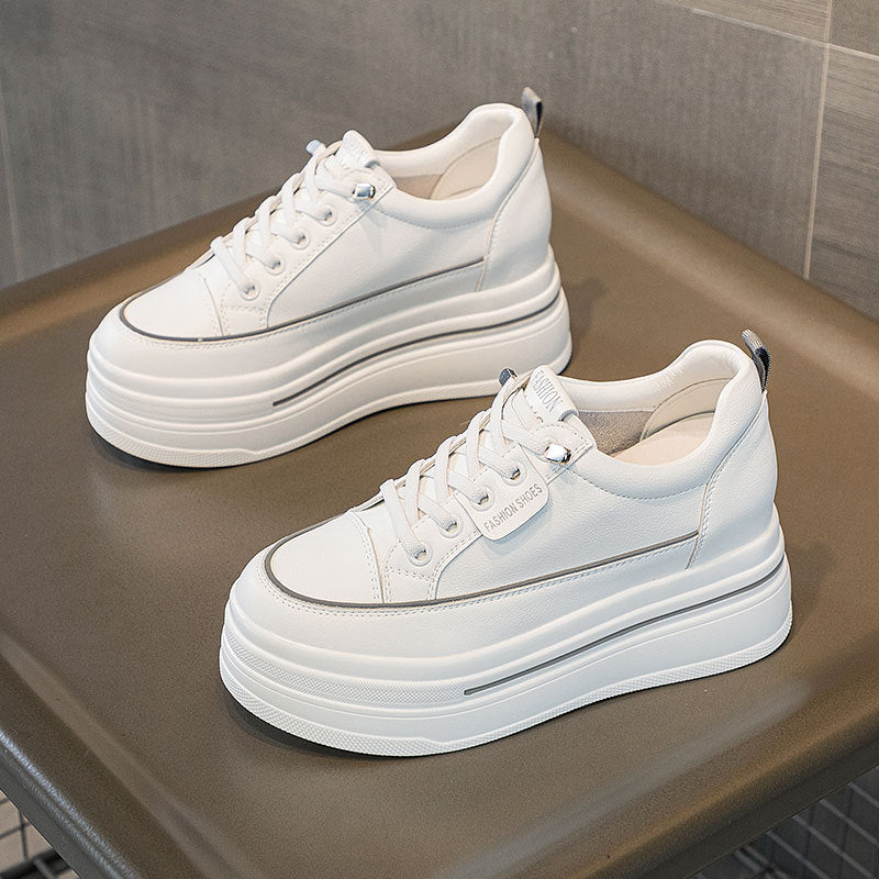 Women's White Platform Sneakers | Elevate Platform Sneakers by Aura X