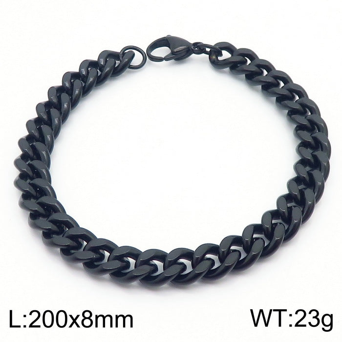 Cuban Chain Titanium Steel Bracelet