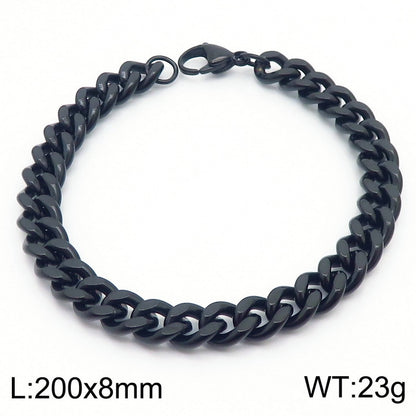 Cuban Chain Titanium Steel Bracelet