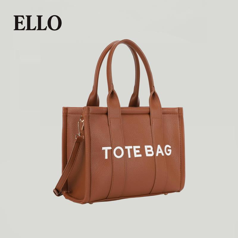 Evol Women'S Stylish Letter Tote Bag 2026 Design Versatile Handbag Multiple Colors Everyday Use