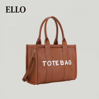 Evol Women'S Stylish Letter Tote Bag 2026 Design Versatile Handbag Multiple Colors Everyday Use
