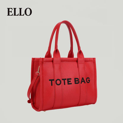 Evol Women'S Stylish Letter Tote Bag 2026 Design Versatile Handbag Multiple Colors Everyday Use