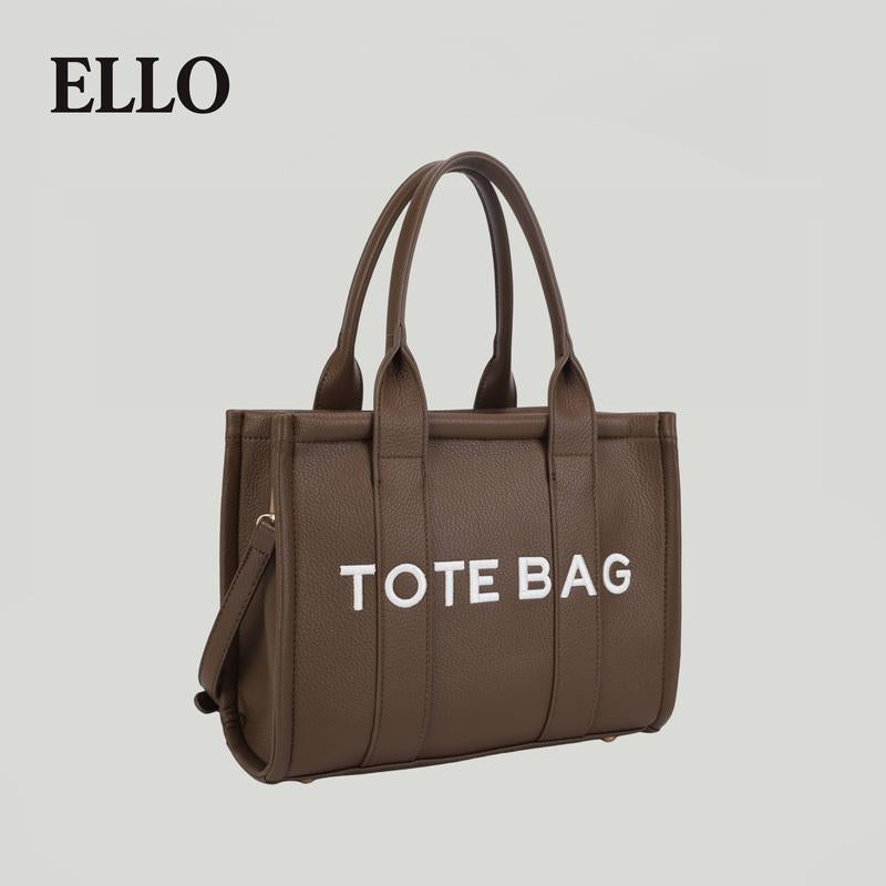 Evol Women'S Stylish Letter Tote Bag 2026 Design Versatile Handbag Multiple Colors Everyday Use