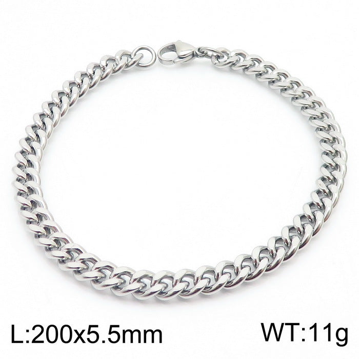 Cuban Chain Titanium Steel Bracelet