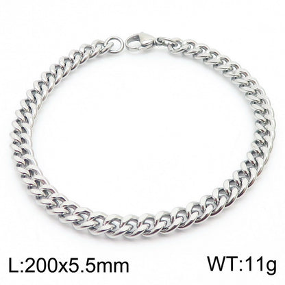 Cuban Chain Titanium Steel Bracelet
