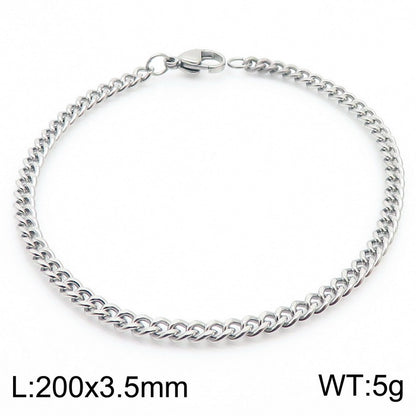 Cuban Chain Titanium Steel Bracelet
