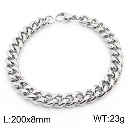 Cuban Chain Titanium Steel Bracelet