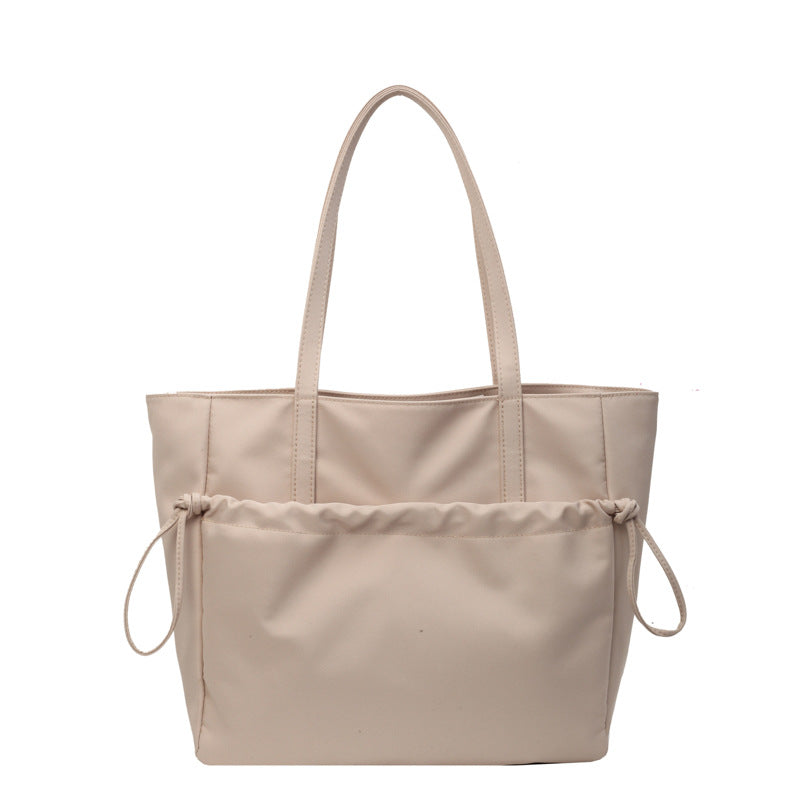 Simple Drawstring Nylon Bag, Large Capacity
