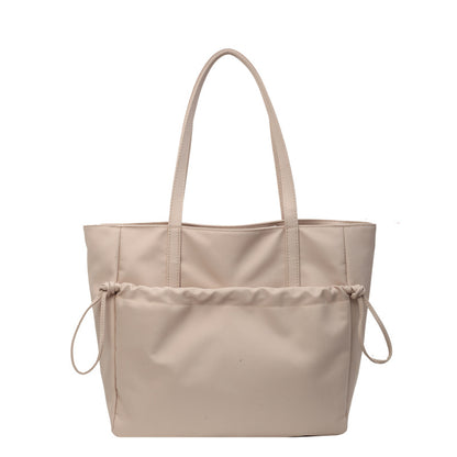 Simple Drawstring Nylon Bag, Large Capacity