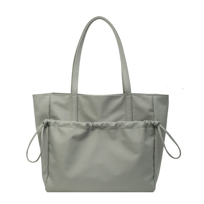 Simple Drawstring Nylon Bag, Large Capacity