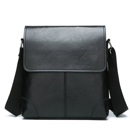 Mens PU Leather Business Shoulder Bag