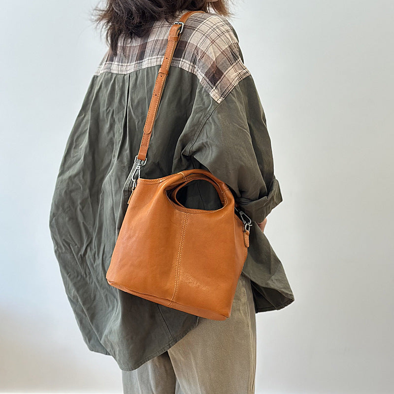 Genuine Leather Crossbody Shoulder Bag