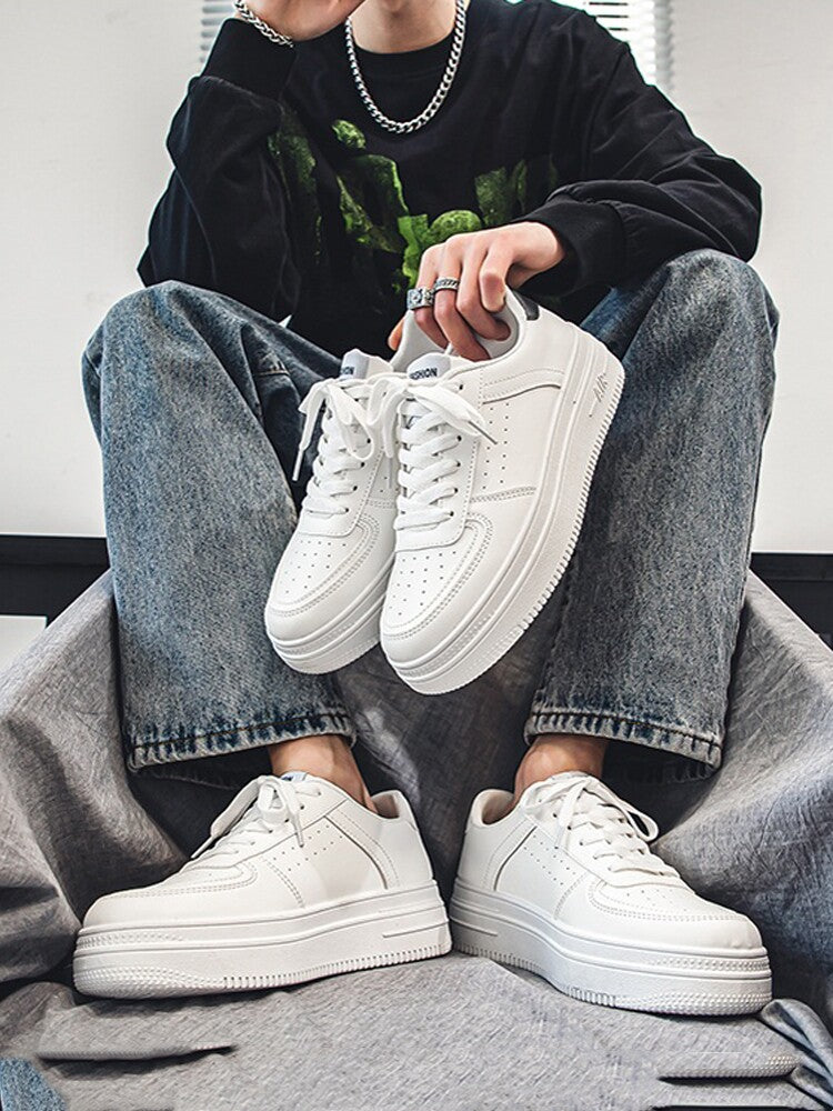 White sneakers
