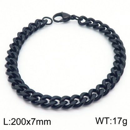 Cuban Chain Titanium Steel Bracelet
