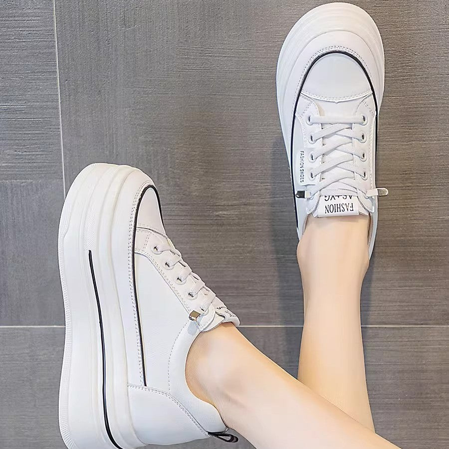 Women's White Platform Sneakers | Elevate Platform Sneakers by Aura X