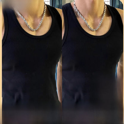 Mens Ribbed Cotton Sleeveless Vest