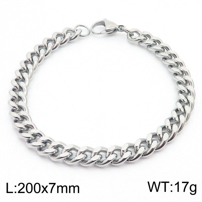 Cuban Chain Titanium Steel Bracelet