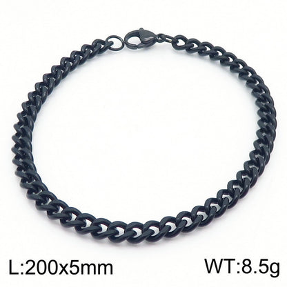 Cuban Chain Titanium Steel Bracelet