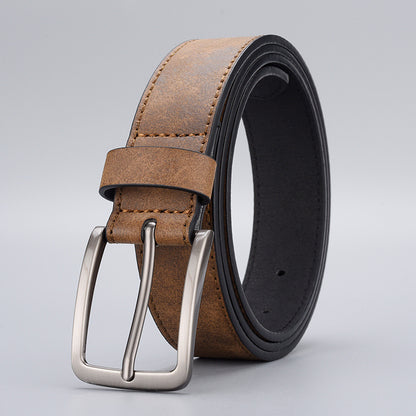 Mens Casual Pin Buckle Leather Belts