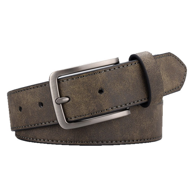 Mens Casual Pin Buckle Leather Belts