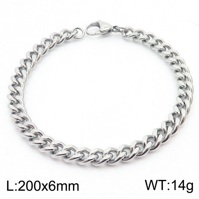 Cuban Chain Titanium Steel Bracelet