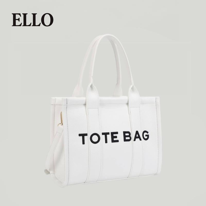Evol Women'S Stylish Letter Tote Bag 2026 Design Versatile Handbag Multiple Colors Everyday Use