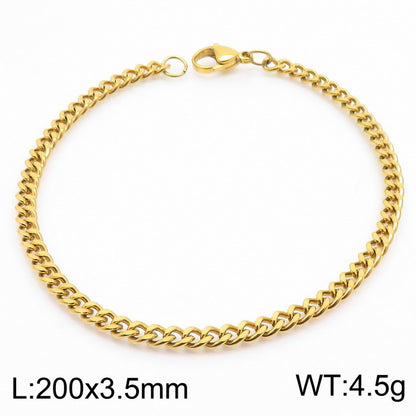 Cuban Chain Titanium Steel Bracelet