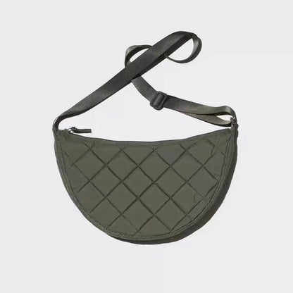 Womens PU Crossbody Bag Large Capacity Casual Shoulder Bag