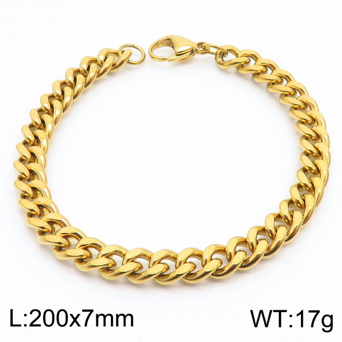 Cuban Chain Titanium Steel Bracelet