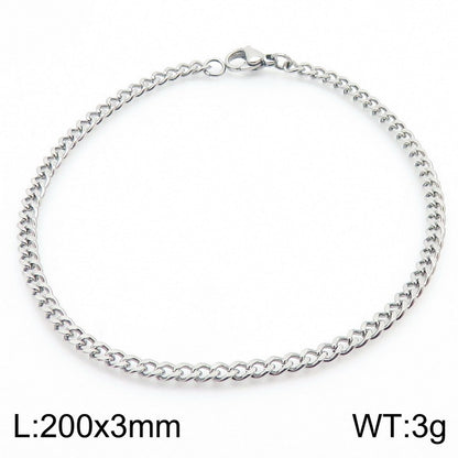 Cuban Chain Titanium Steel Bracelet