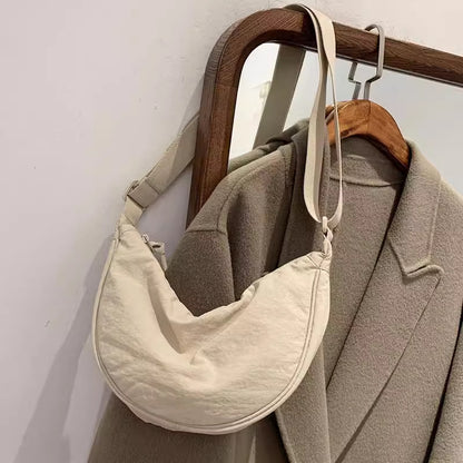 Womens PU Crossbody Bag Large Capacity Casual Shoulder Bag